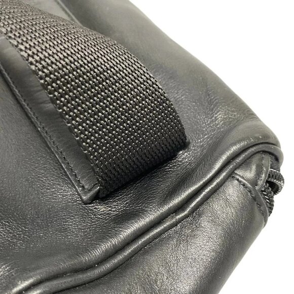 Auth miumiu - Black Leather Bum Bag - Picture 6 of 16